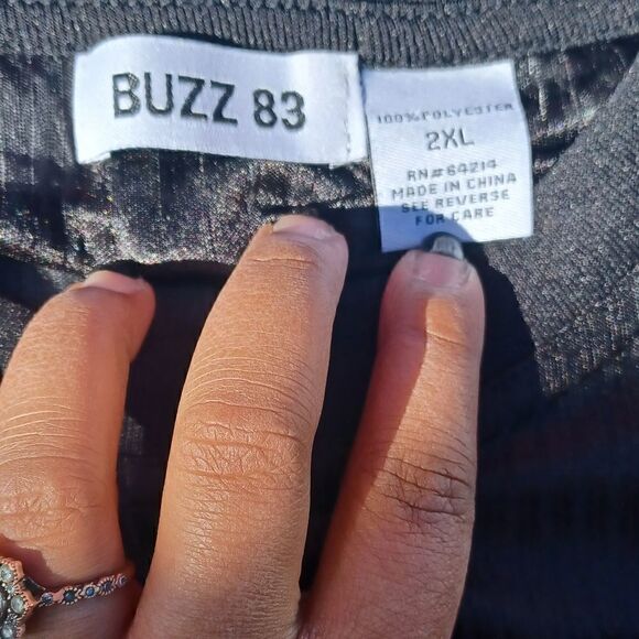 NWOT Buzz 83 Men's Sheer Shirt - Picture 5 of 6